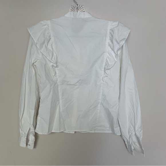 Wilfred White Panthere Ruffled Blouse XS - Picture 3 of 12